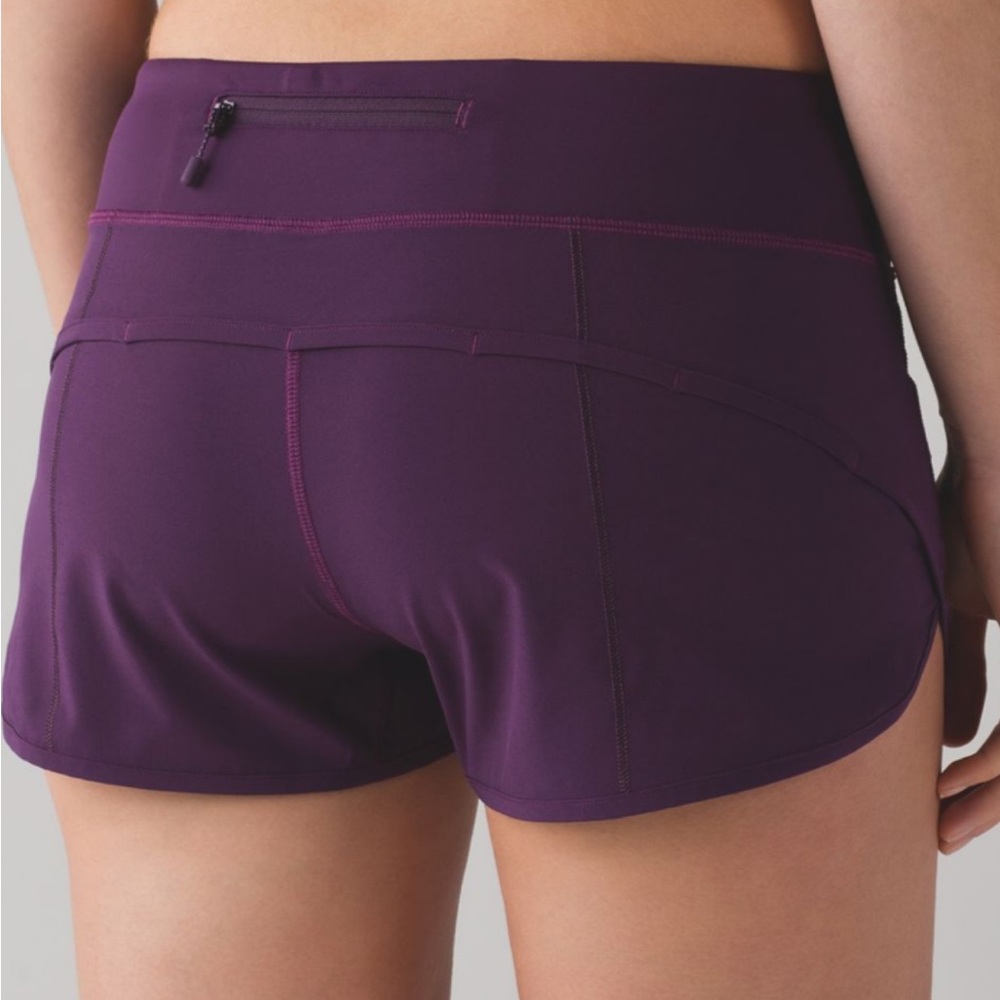 Lululemon Speed Short 2.5”LR*4-Way Stretch, Size 4 - Picture 3 of 11